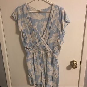 H&M floral wrap dress